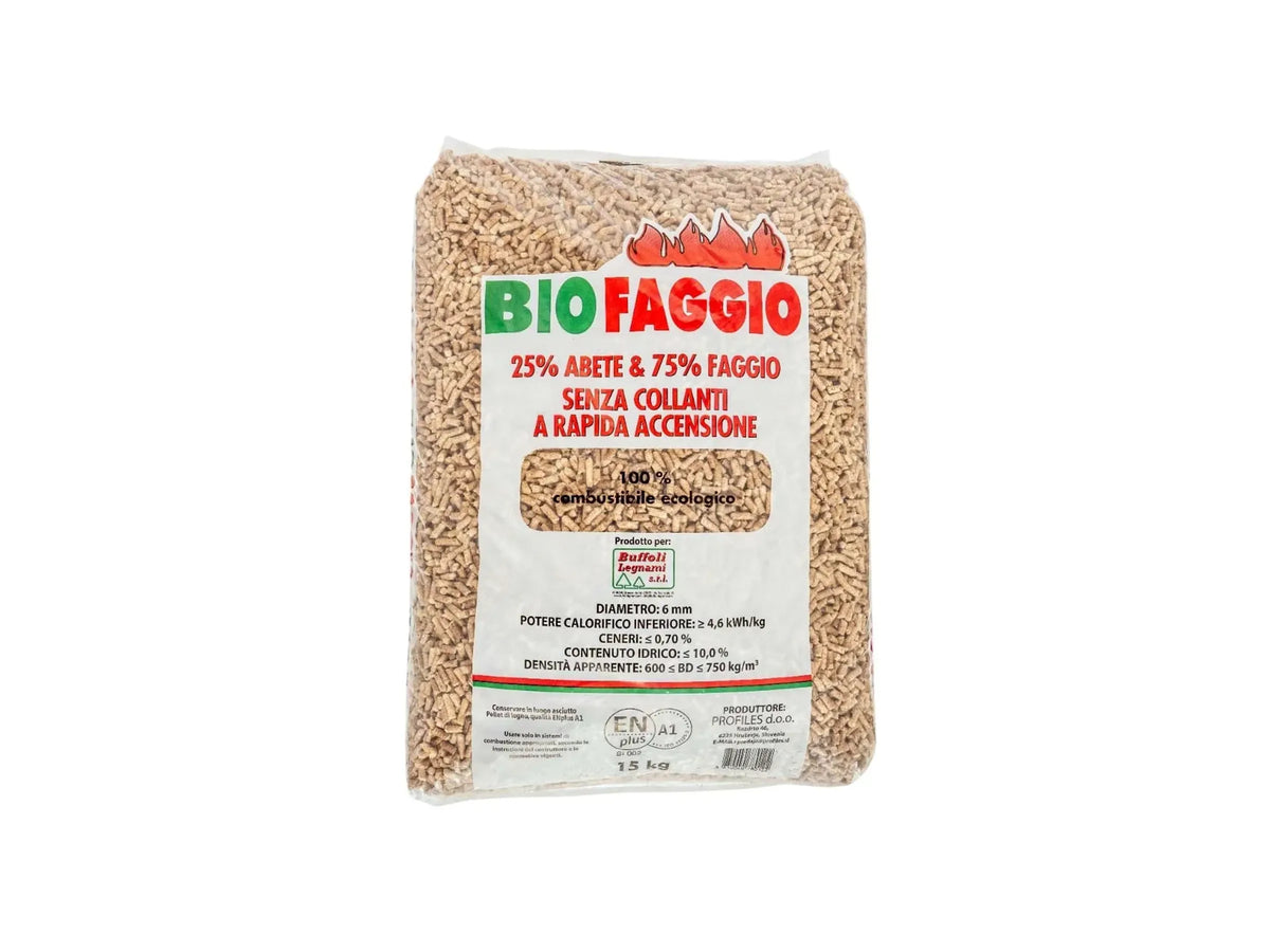 Bancale Pellet Biofaggio – 70 sacchi da 15 kg